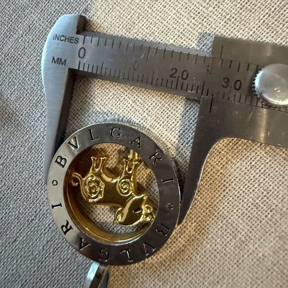 GOLDEN BULL ZODIAC PENDANT – MONOGRAM STYLE SILVER & GOLD TONE ✨ - Picture 5 of 17